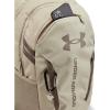 Under Armour Unisex-Adult Hustle 6.0 Backpack, (410) Midnight Navy/Midnight Navy/Metallic Silver, One Size Fits Most((289) Khaki Base / Khaki Base / Taupe Dusk)