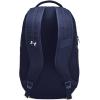 Under Armour Unisex-Adult Hustle 6.0 Backpack, (410) Midnight Navy/Midnight Navy/Metallic Silver, One Size Fits Most((411) Midnight Navy / Midnight Navy / Metallic Silver)