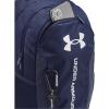Under Armour Unisex-Adult Hustle 6.0 Backpack, (410) Midnight Navy/Midnight Navy/Metallic Silver, One Size Fits Most((411) Midnight Navy / Midnight Navy / Metallic Silver)