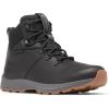Columbia Men’s Landroamer Explorer Waterproof Nubuck Hiking Boot(Black/Dark Grey)