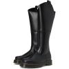 Dr. Martens Women’s Amaayah Hi Leather Bex Riding Boots Knee High(Black)