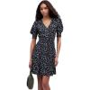 Madewell Women’s Printed Crepe Modern Femme Mini(Vintage Ditsy Pear Accent)