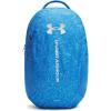 Under Armour Unisex-Adult Hustle 6.0 Backpack, (410) Midnight Navy/Midnight Navy/Metallic Silver, One Size Fits Most((402) Blue Atlantis / Blue Atlantis / Metallic Silver)