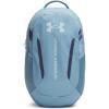 Under Armour Unisex-Adult Hustle 6.0 Backpack, (410) Midnight Navy/Midnight Navy/Metallic Silver, One Size Fits Most(Blue Smoke/Blue Smoke/Blue Calm)