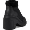 Hunter Womens Discoverer Ankle Lace-Up Heel Boot(Black)