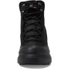 Hunter Womens Discoverer Ankle Lace-Up Heel Boot(Black)