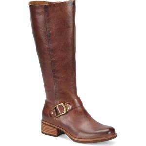 KORK-EASE Women’s Carli Riding Leather Boot(Tan (Bourbon))