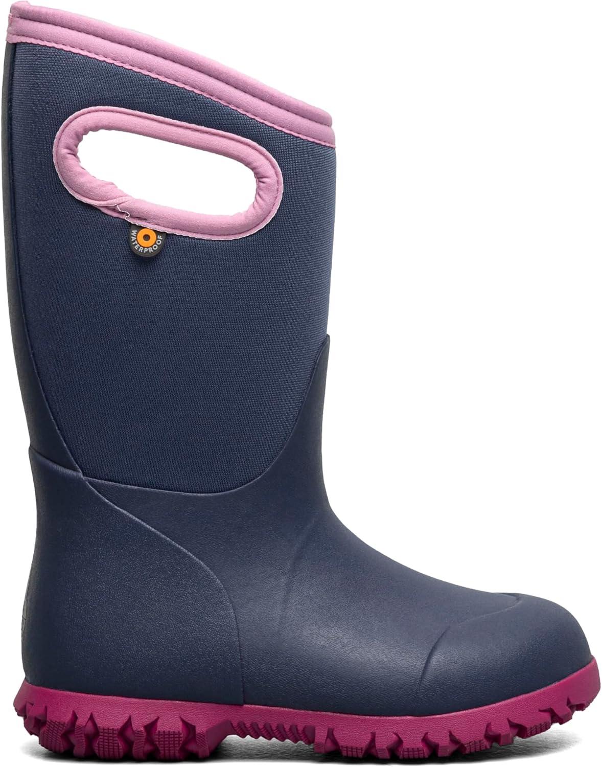 imageBOGS UnisexChild York Solid ToddlerLittle Big Kid Rain BootGrape
