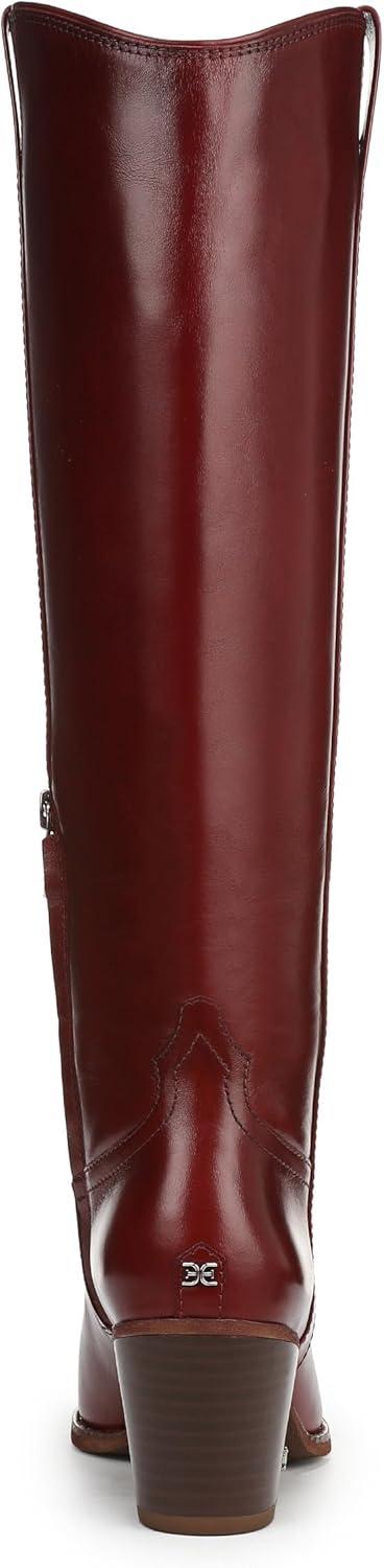 imageSam Edelman womens WyattDeep Scarlet Wide Calf