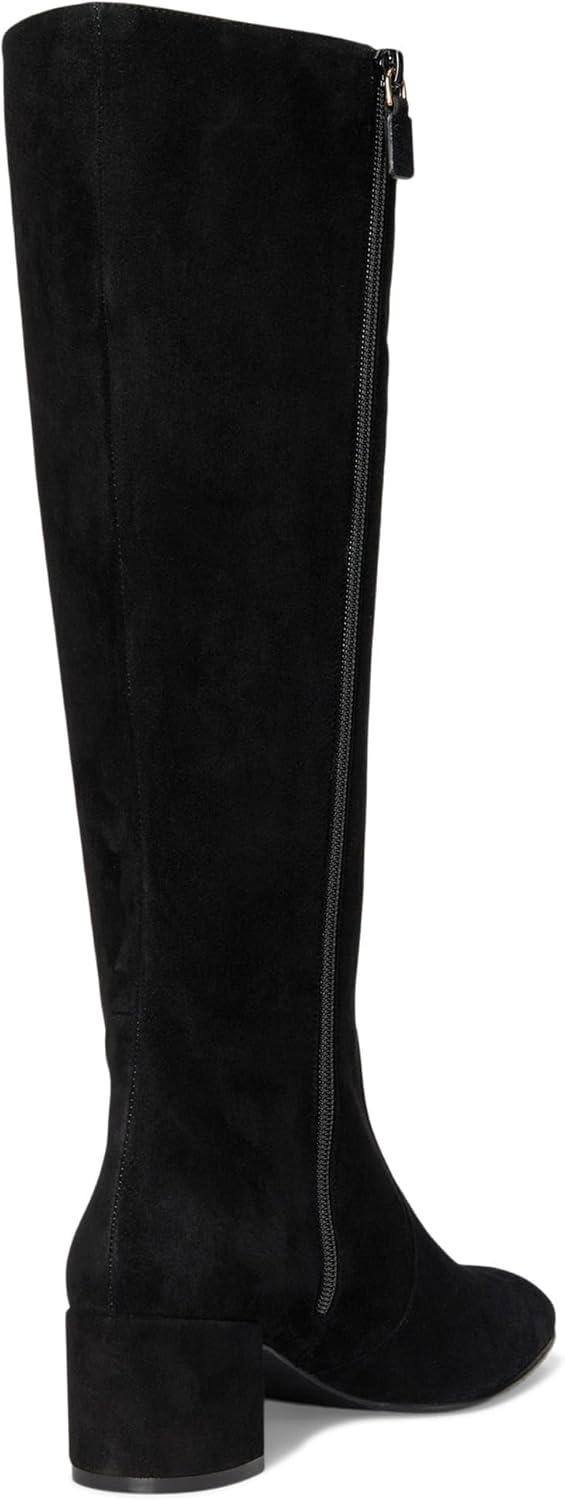 imageStuart Weitzman Womens Maeve Zip Boots Knee HighBlack