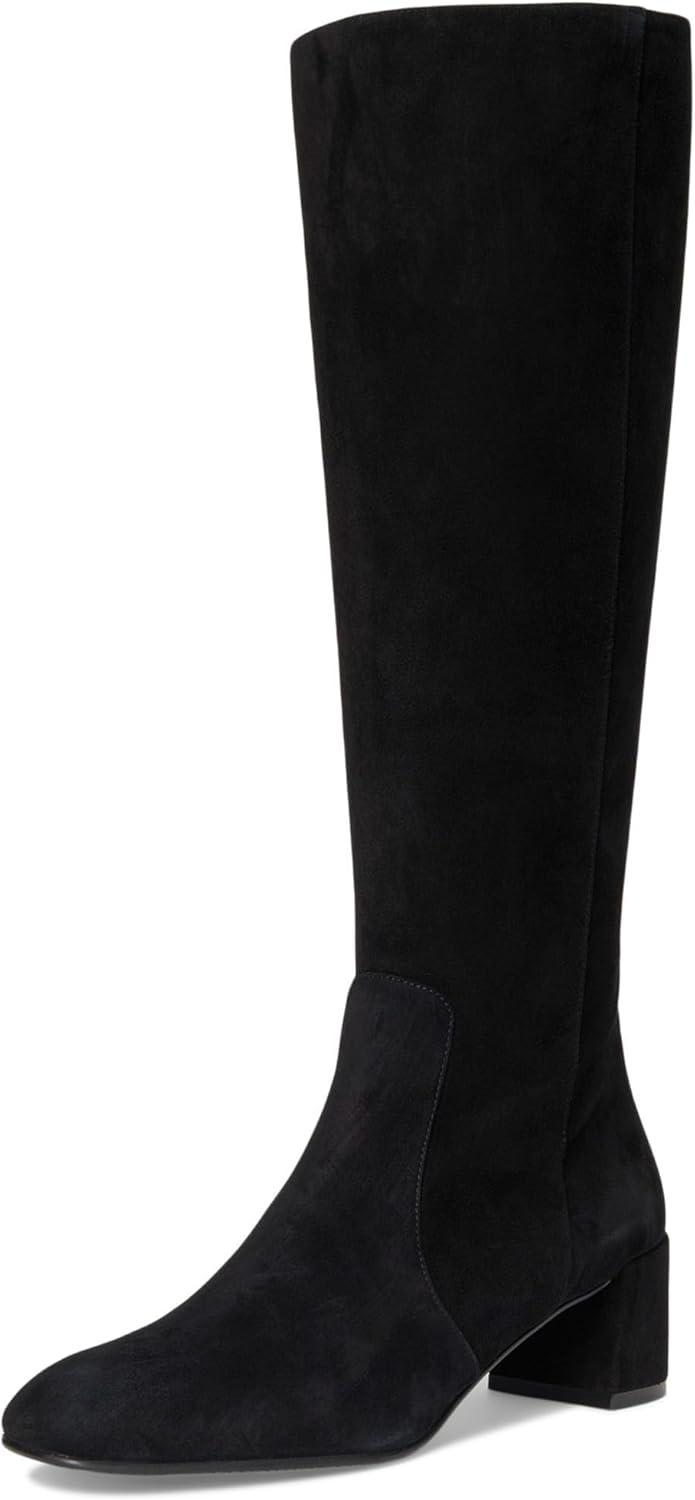 imageStuart Weitzman Womens Maeve Zip Boots Knee HighBlack