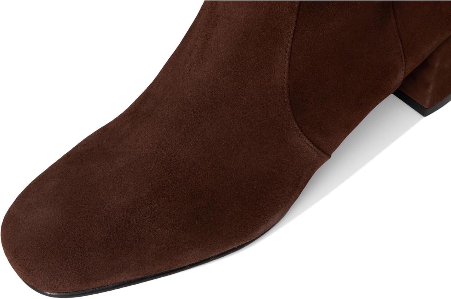 imageStuart Weitzman Womens Maeve Zip Boots Knee HighWalnut