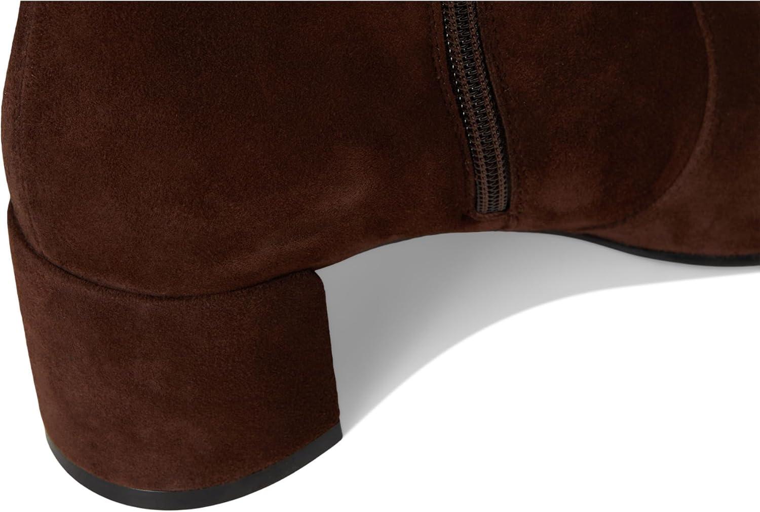 imageStuart Weitzman Womens Maeve Zip Boots Knee HighWalnut