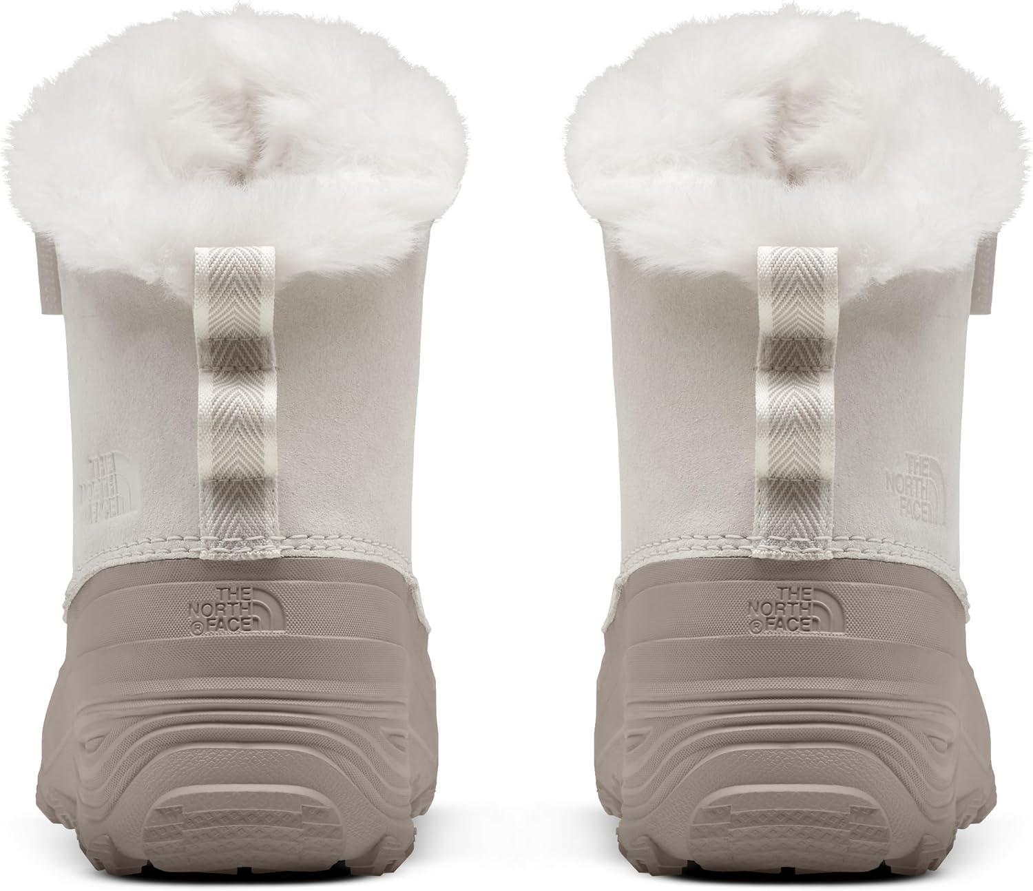 imageTHE NORTH FACE Kids Shellista Lace V Insulated Waterproof Snow Boot Seamsealed Durable BootGardenia WhiteSilver Grey