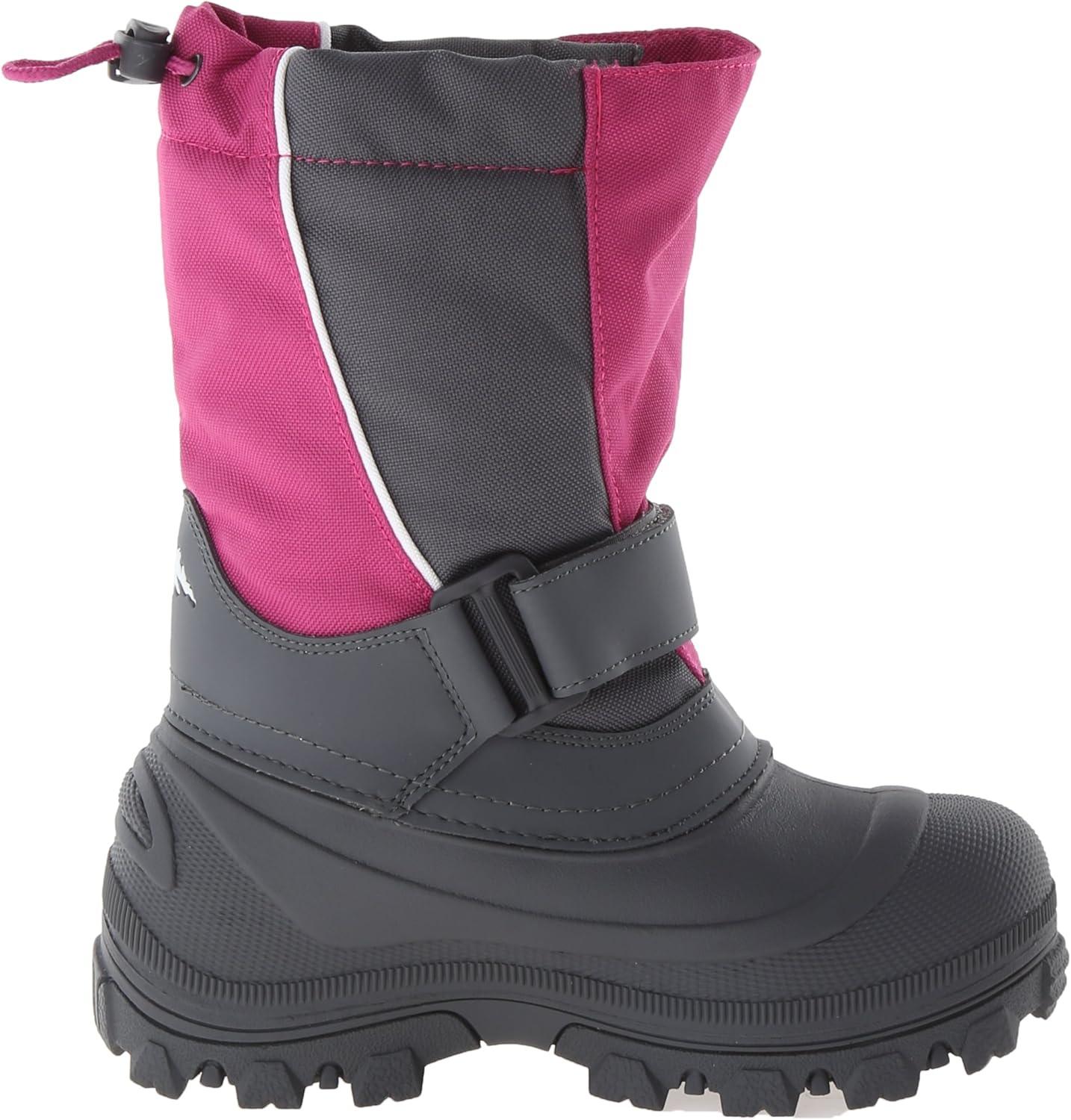 imageTundra Quebec Boot ToddlerLittle KidBig KidFuchsia Charcoal