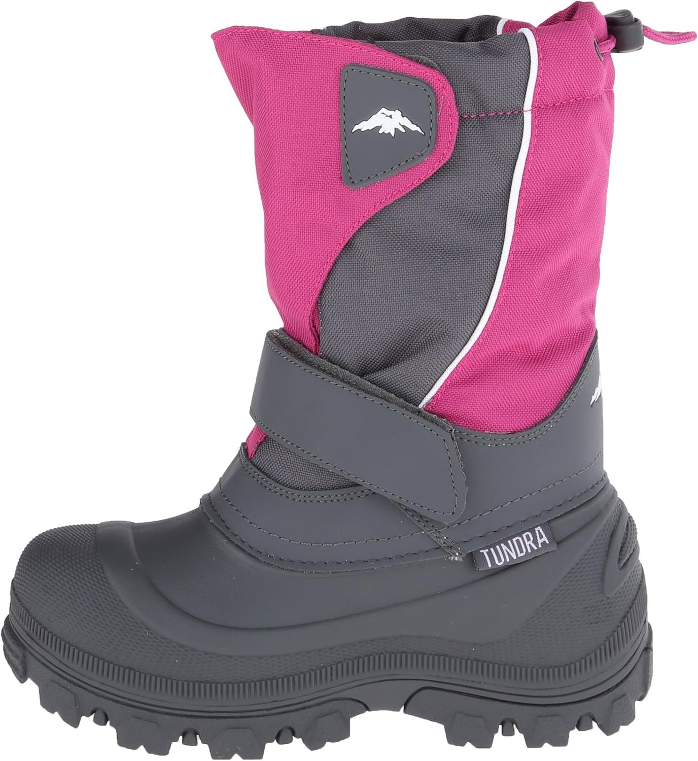 imageTundra Quebec Boot ToddlerLittle KidBig KidFuchsia Charcoal