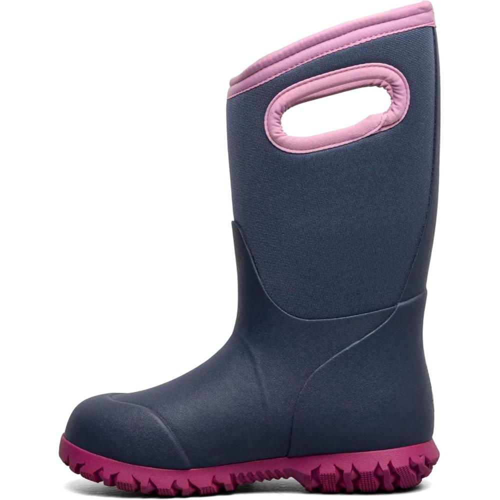 imageBOGS UnisexChild York Solid ToddlerLittle Big Kid Rain BootGrape