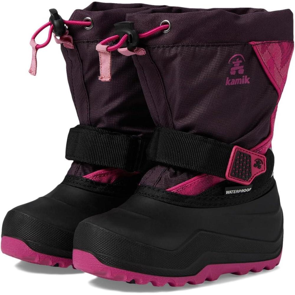 imageKamik Girls Snowfall P2 Little ToddlerBig Kid Snow BootBlackberry