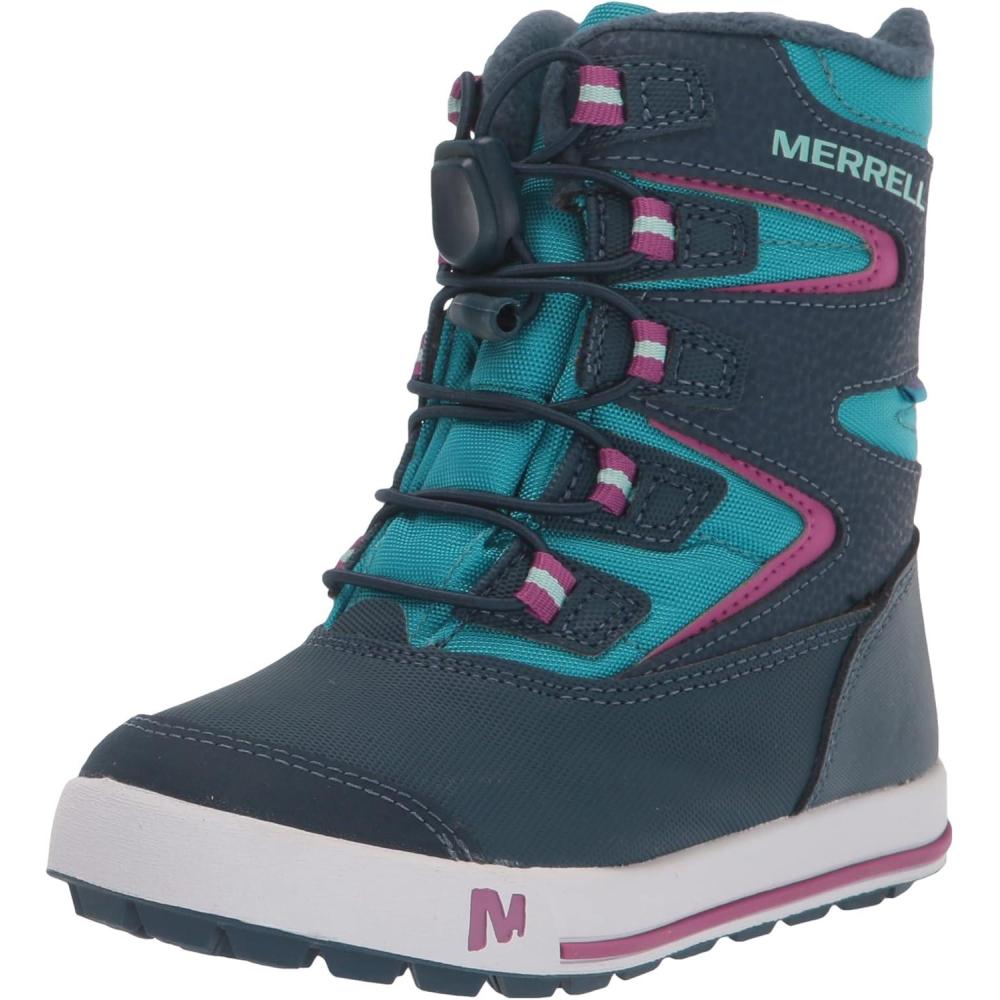 imageMerrell Kids Snow Bank 30 Waterproof BootNavyTurq