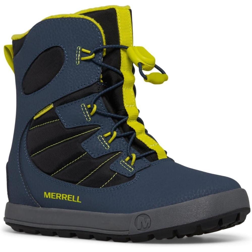 imageMerrell unisexchild Snow Bank 40 WaterproofNavyLime