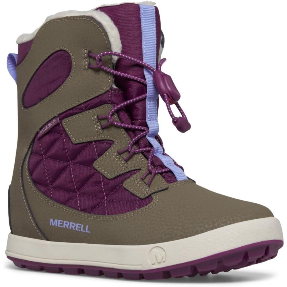 imageMerrell unisexchild Snow Bank 40 WaterproofTrufflePlum Cozy