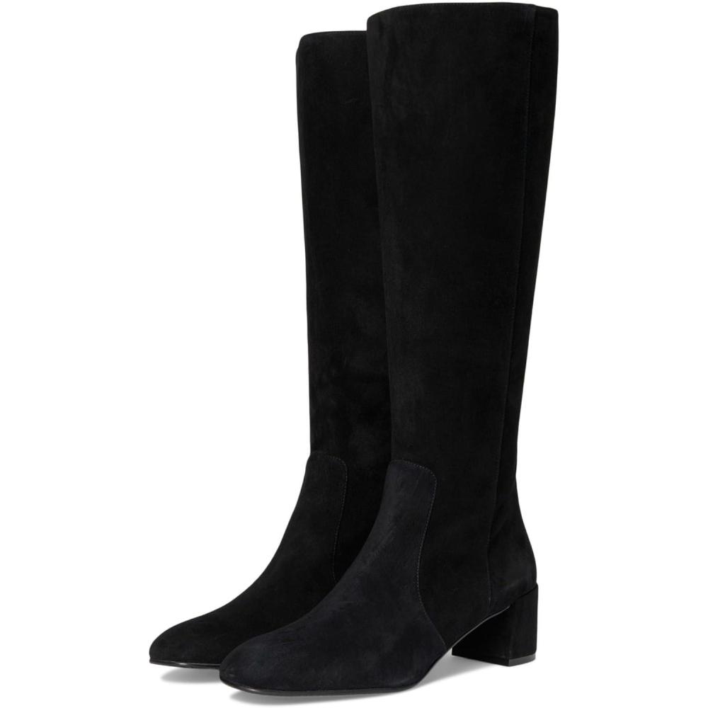 imageStuart Weitzman Womens Maeve Zip Boots Knee HighBlack