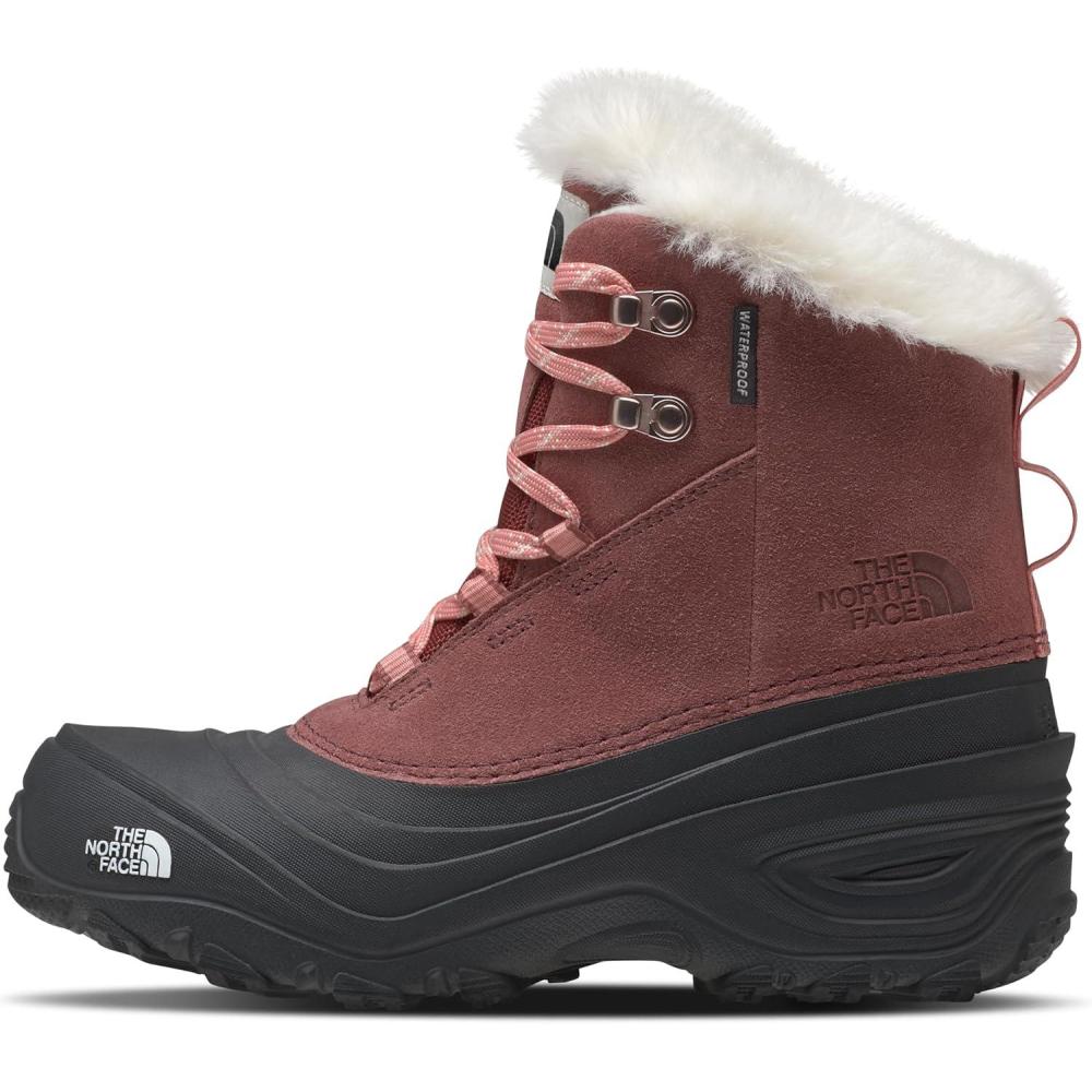 imageTHE NORTH FACE Kids Shellista Lace V Insulated Waterproof Snow Boot  Seamsealed Durable BootCanyon DustTerracotta