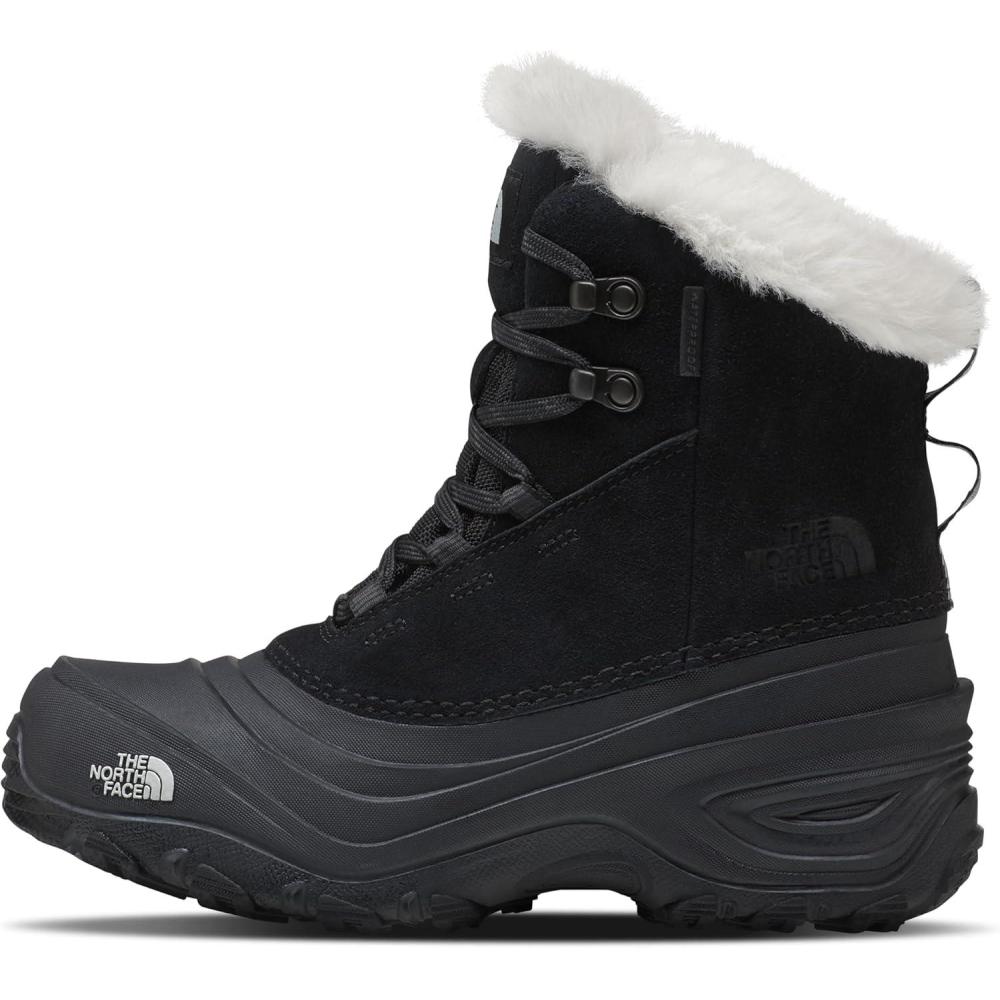 imageTHE NORTH FACE Kids Shellista Lace V Insulated Waterproof Snow Boot Seamsealed Durable BootTnf BlackTnf Black