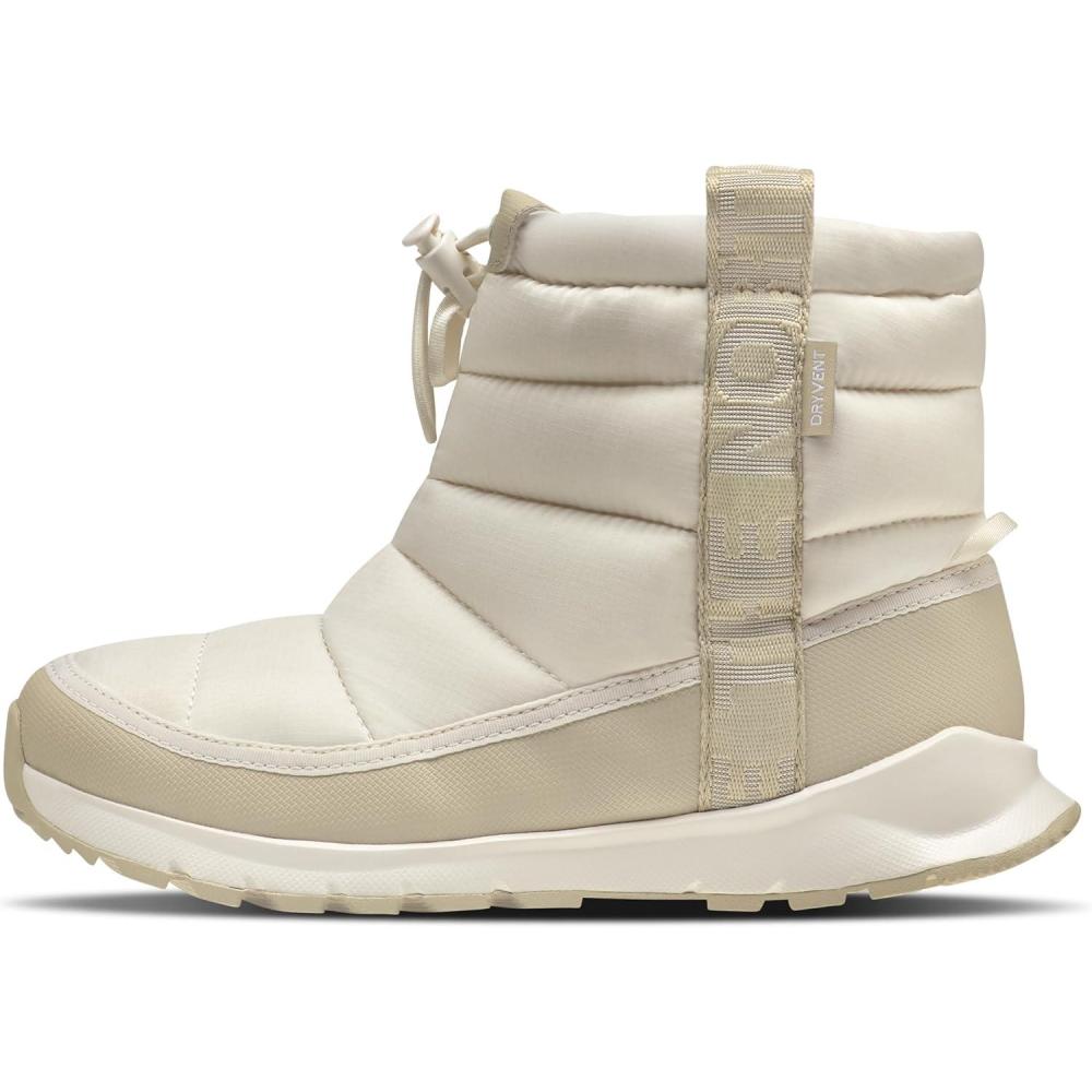 imageTHE NORTH FACE Teen ThermoBall PullOn Insulated Waterproof BootWhite DuneGravel