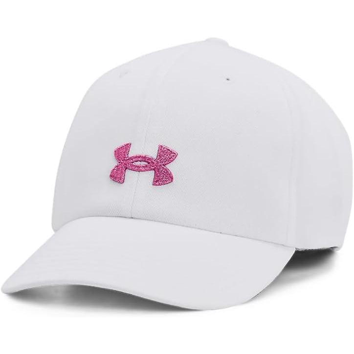 imageUnder Armour Womens Blitzing Wrapback101 White   Metallic Pink Edge
