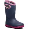 BOGS Unisex-Child York Solid (Toddler/Little Big Kid) Rain Boot(Grape)