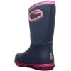 BOGS Unisex-Child York Solid (Toddler/Little Big Kid) Rain Boot(Grape)