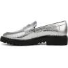 Franco Sarto Women’s Cassandra Slip-ons Oxford Flat(Silver Snake Faux Leather)