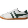 Gola Women’s Bullet Leather Sneaker(White/Evergreen/Gum)