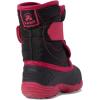 Kamik unisex-child Snowbug 5(Black/Rose)