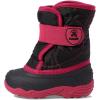 Kamik unisex-child Snowbug 5(Black/Rose)