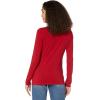 LONG SLEEVE ARCH PRINT T-SHIRT(Rhythmic Red)