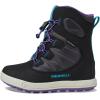 Merrell unisex-child Snow Bank 4.0 Waterproof(Black/Purple/Turq)
