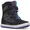 Merrell unisex-child Snow Bank 4.0 Waterproof(Black/Purple/Turq)