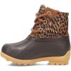 Sperry unisex-child Port Boot(Leopard)