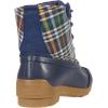 Sperry unisex-child Port Boot(Plaid/Navy)