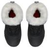 THE NORTH FACE Kids’ Shellista Lace V Insulated Waterproof Snow Boot | Seam-sealed Durable Boot(Tnf Black/Tnf Black)