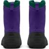 THE NORTH FACE Unisex-Child Alpenglow V Waterproof Insulating Thermafelt Liner for Warmth at-25f Snow Boot(Peak Purple/Evergreen)
