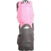Tundra Quebec Boot (Toddler/Little Kid/Big Kid)(Pink/Charcoal)