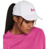 Under Armour Women’s Blitzing Wrapback((101) White / / Metallic Pink Edge)