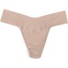 hanky panky – BreatheSoft Natural Rise Thongs for Women | Comfortable Everyday Lingerie Panties | Sizes (XS-XL) | 3 pack(Black  Taupe  Bliss)