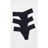 hanky panky – BreatheSoft Natural Rise Thongs for Women | Comfortable Everyday Lingerie Panties | Sizes (XS-XL) | 3 pack(Black)