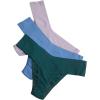 hanky panky – BreatheSoft Natural Rise Thongs for Women | Comfortable Everyday Lingerie Panties | Sizes (XS-XL) | 3 pack(Great Heights/Rainy Day/Aromatherapy)