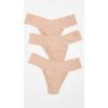 hanky panky – BreatheSoft Natural Rise Thongs for Women | Comfortable Everyday Lingerie Panties | Sizes (XS-XL) | 3 pack(Tau3)
