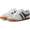 Gola Women’s Bullet Leather Sneaker(White/Evergreen/Gum)